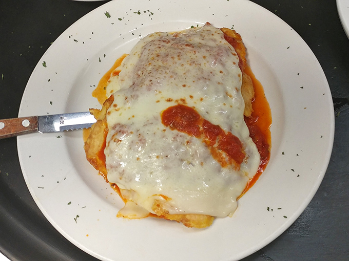 Chicken Parmigiana - Palm Diner Boynton Beach